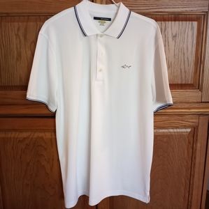 Greg Norman White Golf Shirt